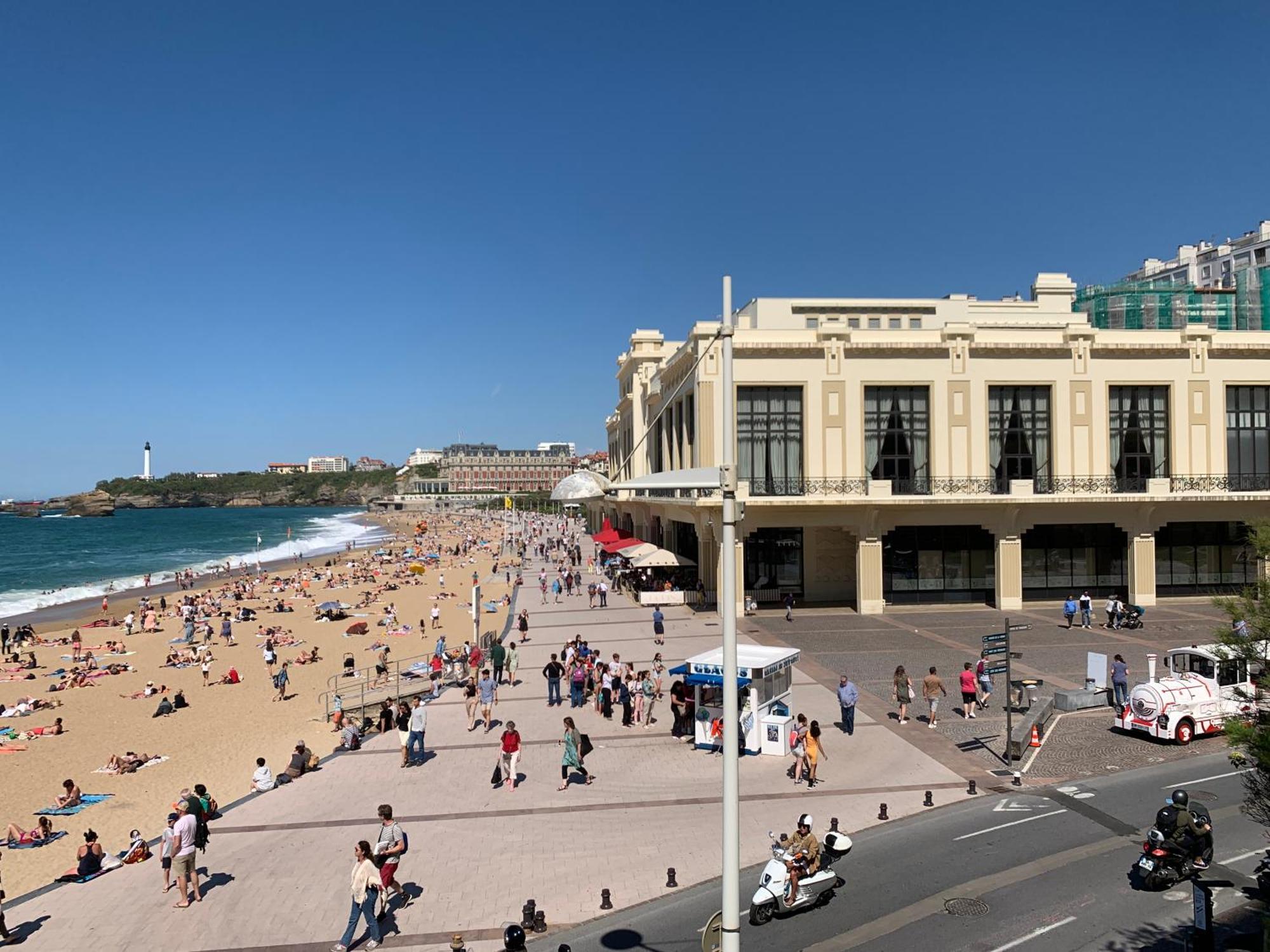 Biarritz Centre, Pres Avenue De Verdun, Cosy Apt 2 Pieces , Salon , Chambre Separe, Rue Tres Calme A 10 Minutes A Pied De La Grande Plage Buitenkant foto
